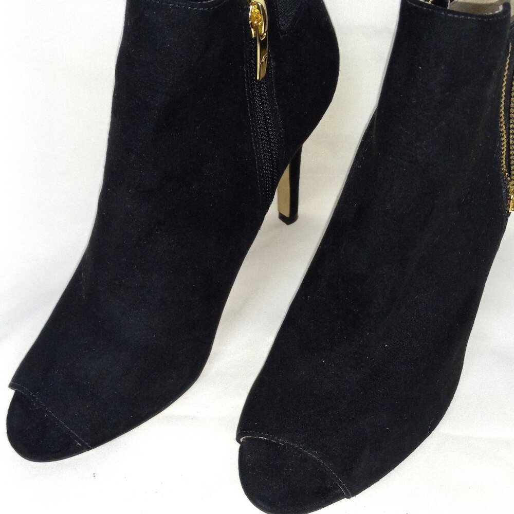Marc Fisher Black Open Toe Pump